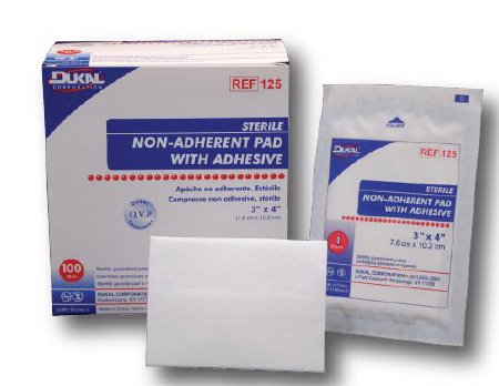 Dukal Non-Adherent Dressing Dukal™ Cotton 2 X 3 Inch Sterile