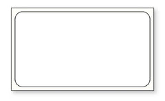 United Ad Label Blank Label Tape Printer Label White Paper 1-1/4 X 2-1/4 Inch - M-958981-4868 - Case of 16