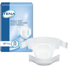 Essity HMS North America Inc Unisex Adult Incontinence Brief TENA® Stretch™ Plus Pull On 2X-Large Disposable Moderate Absorbency - M-959407-3467 - Pack of 32