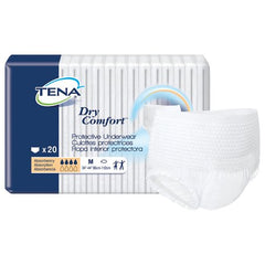Essity HMS North America Inc Unisex Adult Absorbent Underwear TENA® Dry Comfort™ Pull On with Tear Away Seams Medium Disposable Moderate Absorbency - M-959412-4784 - Case of 80