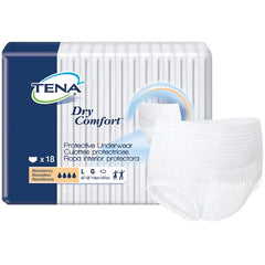 Essity HMS North America Inc Unisex Adult Absorbent Underwear TENA® Dry Comfort™ Pull On with Tear Away Seams Large Disposable Moderate Absorbency - M-959413-2305 - Pack of 18