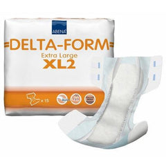 Abena North America Unisex Adult Incontinence Brief Abena® Delta-Form X-Large Disposable Moderate Absorbency - M-959529-4140 - Case of 60