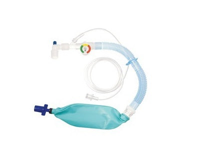 Mercury Medical Anesthesia Breathing Circuit Corrugated Tube 12 Inch Tube Singl Limb 1 Liter Bag