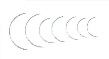 Suture Needle Integra® Miltex® 1/2 Circle Cutting Edge Needle Cutting Edge Type Size 7 Needle