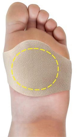 Pedifix Metatarsal Wrap Visco-GEL® Large / X-Large Hook and Loop Closure Left or Right Foot