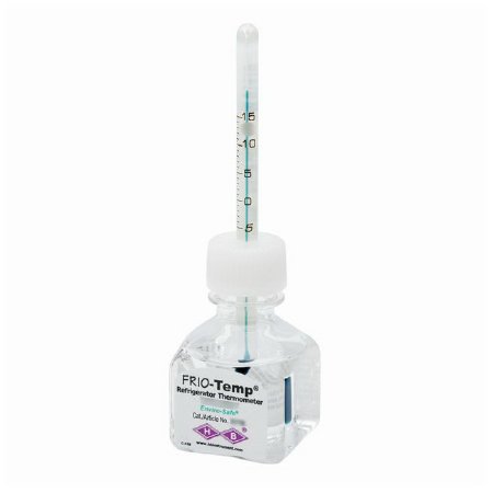 PANTek Technologies LLC Liquid-in-Glass Thermometer Frio-Temp® Celsius -5° to 15°C Partial Immersion Does Not Require Power