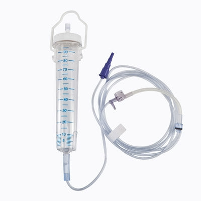Cardinal Enteral Burette Feeding Pump Bag Set Kangaroo™ ePump™ 100 mL DEHP-Free PVC Sterile