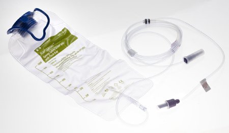 Cardinal Enteral Feeding Pump Spike Set with Bag Kangaroo™ epump™ ENPlus 1000 mL DEHP-Free PVC