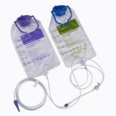 Cardinal Enteral Feeding Pump Bag Set Kangaroo™ ePump™ 500 mL DEHP-Free PVC