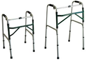 Alimed Bariatric Folding Walker Adjustable Height Alimed Aluminum Frame 500 lbs. Weight Capacity 32 to 38-1/2 Inch Height