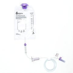 Vesco Medical Gravity Feeding Bag Set Vesco Medical™ 1000 mL