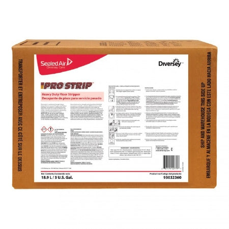 Lagasse Floor Stripper Diversey™ Pro Strip™ Liquid 5 gal. Box Cherry Almond Scent - M-960534-3218 - Case of 1