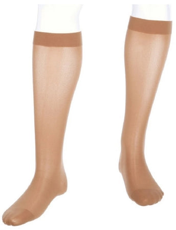Mediusa Compression Stocking Medi Assure Knee High Large Beige Closed Toe