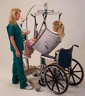 Ez Way Inc Deluxe Patient Lift Sling X-Large 250 to 450 lbs. Weight Capacity