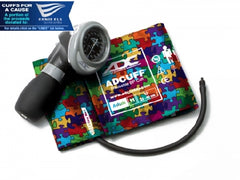 American Diagnostic Corp Aneroid Sphygmomanometer with Cuff Diagnostix™ 1-Tube Handheld Adult Size 11 Cuff