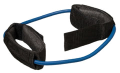 Fabrication Enterprises Exercise Resistance Tubing with Cuffs CanDo® Blue 35 Inch Circumference Heavy Resistance