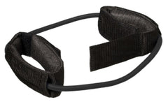Fabrication Enterprises Exercise Resistance Tubing with Cuffs CanDo® Black 35 Inch Circumference X-Heavy Resistance