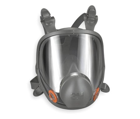 Grainger 3M™ 6000 Reusable Respirator Industrial N95 Full Face 4 Point Adjustable Head Strap Small Gray