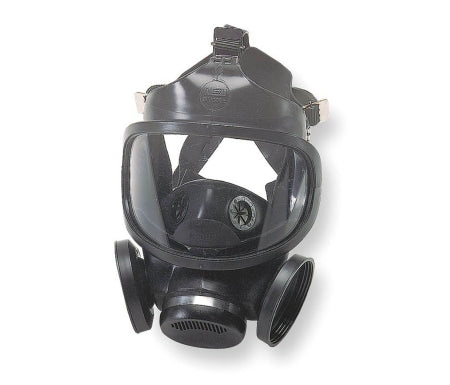 Grainger MSA Ultra-Twin™ Reusable Respirator Industrial Full Face Adjustable Head Strap Medium Black