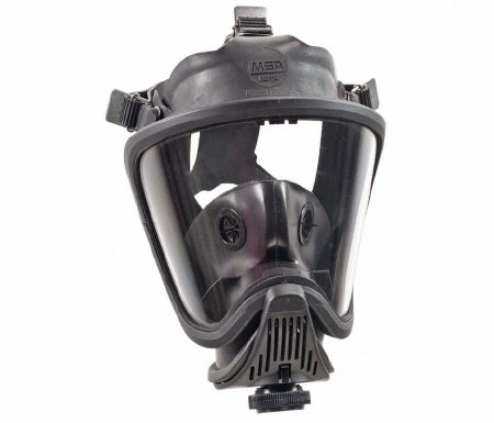 Grainger MSA Ultra Elite™ Reusable Respirator Industrial Full Face Adjustable Head Strap Large Black