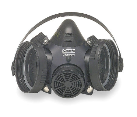 Grainger MSA Comfo™ Classic Reusable Respirator Industrial Half Face Adjustable Head Strap Small Black