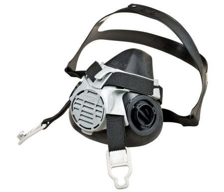 Grainger MSA Advantage™ Reusable Respirator Industrial Half Face Neck / Head Straps Medium Black