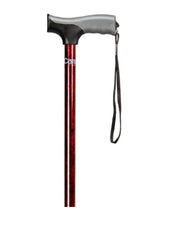 Apex-Carex Healthcare T-Handle Cane Soft Grip® 31 to 40 Inch Height Printer Red