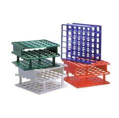Market Lab Inc Blood Tube Rack 36 Place 16 mm Tube Size Blue 2-1/2 X 5 X 5 Inch