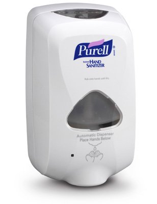 Grainger Hand Hygiene Dispenser Purell® Dove Gray Plastic Touch Free 1200 mL Wall Mount - M-961617-4078 - Each