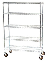 Lakeside Manufacturing Utility Cart 18 X 36 X 72 Inch Shelf: 18 X 36 Inch