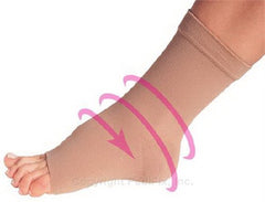 Pedifix Compression Sleeve Pedi-Smart® Size 3 Beige Ankle