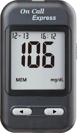 Acon Laboratories Blood Glucose Meter On Call® Express 4 Second Results Stores Up To 300 Results with Date and Time No Coding Required