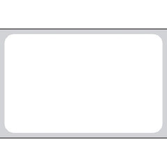 Precision Dynamics Blank Label Thermal Label White Paper 1-1/4 X 2 Inch - M-962557-3962 - Box of 6
