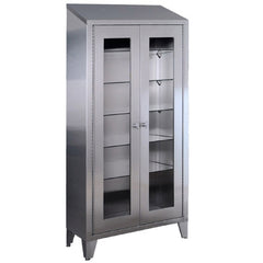 UMF Medical Storage and Supply Cabinet 20 Gauge Steel 5 Shelves T Handle Lock