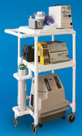 IPU Mobile Respiratory Cart 24 X 34 X 51 Inch