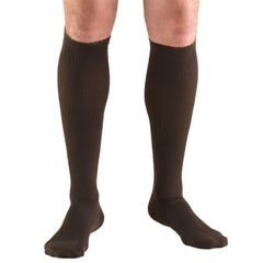 TruForm Compression Socks Truform® Knee High Medium Brown Closed Toe