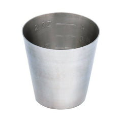 Graduated Medicine Cup McKesson Argent™ 2 oz. Silver Stainless Steel Reusable