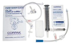 Avanos Medical Sales LLC Gastrostomy Feeding Tube Kit Corflo-cuBBy® 16 Fr. 1.5 cm Tube Silicone Sterile