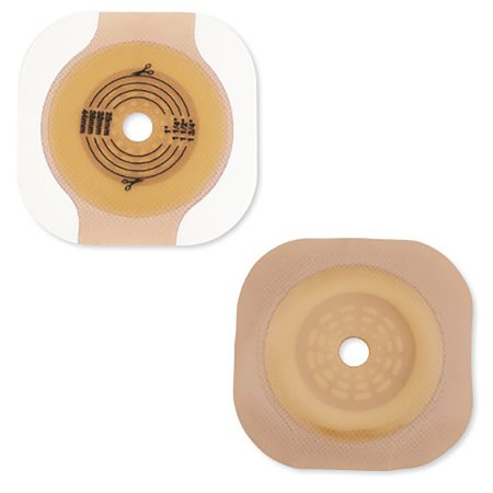 Hollister Ostomy Barrier New Image™ CeraPlus™ Trim to Fit, Extended Wear Adhesive Tape Borders 57 mm Flange Red Code System Up to 1-3/4 Inch Opening