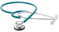 American Diagnostic Corp Pediatric Stethoscope Proscope™ 675 Teal Blue 1-Tube 21 Inch Tube Double-Sided Chestpiece