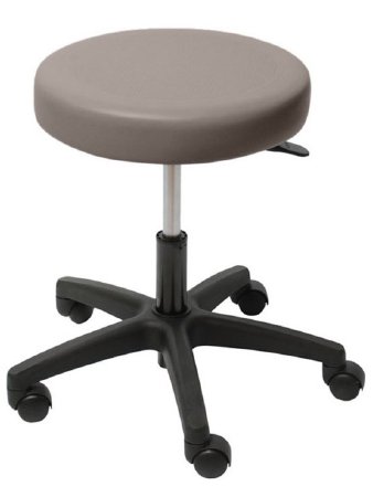 UMF Medical Ultra Comfort Stool Air Spring Height Adjustment 2 Inch Twin Wheel Carpet Casters Mocha