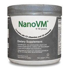 Solace Nutrition Pediatric Oral Supplement NanoVM® 9 - 18 Years Unflavored 275 Gram Jar Powder