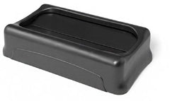RJ Schinner Co Trash Can Lid Slim Jim® 5 X 11-1/2 X 20-1/2 Inch, Black, Plastic, Rectangular, Swing - M-971558-3389 - Case of 4