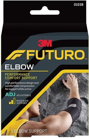 3M Elbow Support 3M™ Futuro™ One Size Fits Most Left or Right Elbow Black