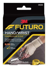 3M Support Gloves 3M™ Futuro™ Fingerless Small / Medium Over-the-Wrist Ambidextrous Nylon / Spandex - M-971886-3895 - Case of 12