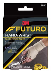 3M Support Gloves Futuro™ Fingerless Large / X-Large Over-the-Wrist Ambidextrous Nylon / Spandex - M-971887-3302 - Case of 12