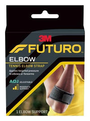 3M Elbow Support 3M™ Futuro™ Tennis Elbow Strap Left or Right Elbow Black