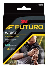 3M Wrist Support Futuro™ Wraparound / Wristlet Fabric / Foam Left or Right Wrist Black One Size Fits Most