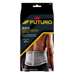 3M Back Support 3M™ Futuro™ Comfort Stabilizing Back Support Large / X-Large Hook and Loop Closure 39 to 50 Inch Waist Circumference Adult