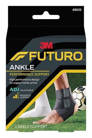 3M Ankle Support 3M™ Futuro™ Sport Moisture Control One Size Fits Most Hook and Loop Strap Closure Left or Right Foot